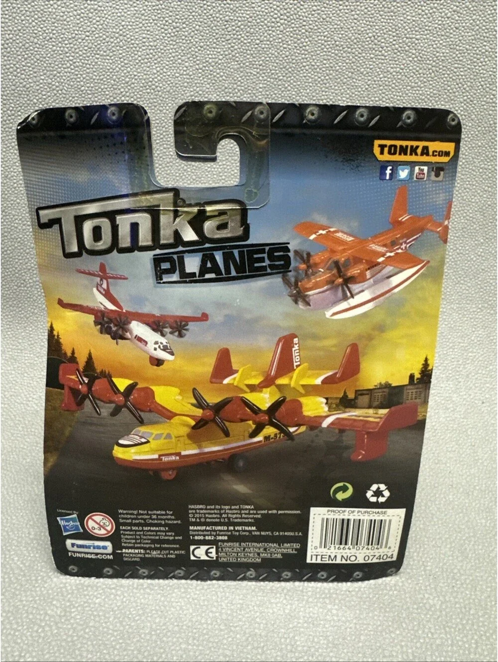 Tonka Planes Lot Of 4 Pontoon & Sea Rescue, Water Drop, Vintage Fighter Not Mint